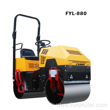 1000kg Hydraulic Driving Mini Vibratory Roller Compactor Machine For Soil